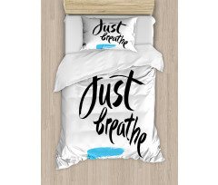 Words Calligraphy Duvet Cover Set