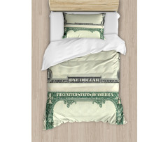 Dollar Buck Duvet Cover Set