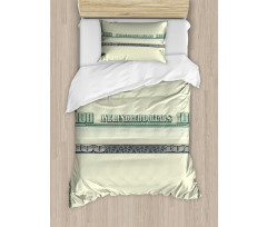 Dollar Bill Frame Pattern Duvet Cover Set