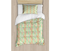 Fresh Foliage Leaf Duvet Cover Set