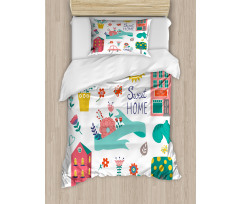 Cartoon Duvet Cover Set