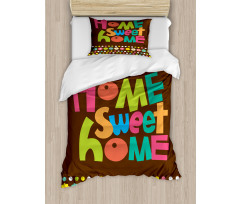 Colorful Funky Duvet Cover Set