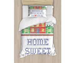 Shape Stitch Duvet Cover Set