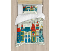 Apartments Town Duvet Cover Set