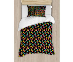 Abstract Raindrops Art Duvet Cover Set