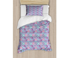 Springtime Geometric Duvet Cover Set