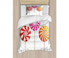 Lolly Pops on Sticks Duvet Cover Set