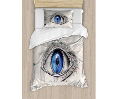 Futuristic Mechanic Sight Duvet Cover Set