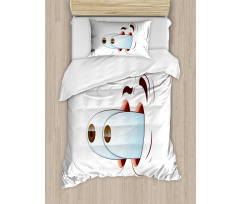 Goofy Surprised Character Duvet Cover Set