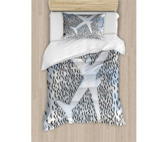 Hummingbird Vacation Duvet Cover Set