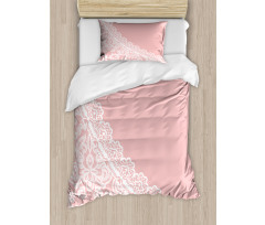 Lace Style Border Duvet Cover Set