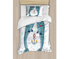 Animal Couple in Love Duvet Cover Set