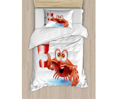 Thirsty Marine Animal Duvet Cover Set