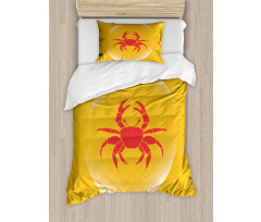 Bubble Seafood Duvet Cover Set