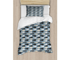 Abstract Art Silhouettes Duvet Cover Set