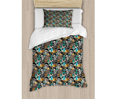 Colorful Objects Marine Duvet Cover Set