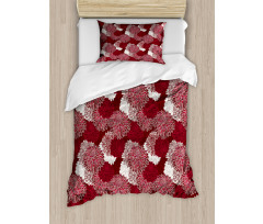 Chrysanthemums Duvet Cover Set