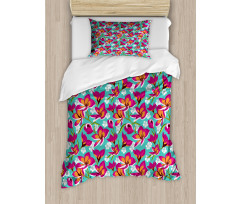 Botanic Spring Pattern Duvet Cover Set