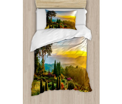 Colorful Idyllic Nature Duvet Cover Set