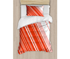 Barcode Lines Design Duvet Cover Set