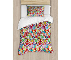 Bonbons Lollipops Duvet Cover Set