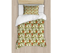 Romantic Aloha Vintage Duvet Cover Set