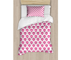 Hearts Cartoon Duvet Cover Set