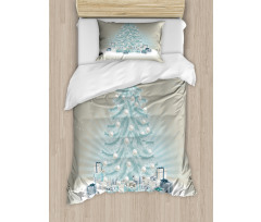 Xmas Tree Presents Duvet Cover Set