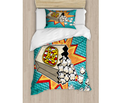 Retro Popcorn Duvet Cover Set