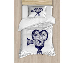 Sketch Projector Duvet Cover Set