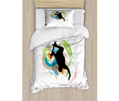 Skating Teen Tumble Duvet Cover Set