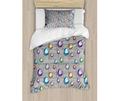 Industrial Vivid Spots Duvet Cover Set