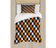 Catstooth Pattern Duvet Cover Set