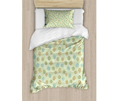 Abstract Pine Cones Duvet Cover Set