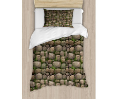 Stones Covered with Moss Duvet Cover Set