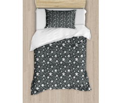 Greyscale Geometric Shapes Duvet Cover Set