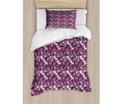 Abstract Floral Art Duvet Cover Set