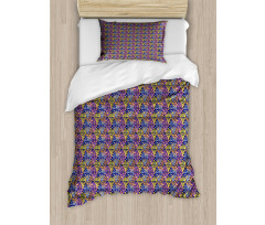 Memphis Ice Creams Duvet Cover Set