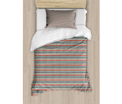 Geometric Angled Lines Duvet Cover Set