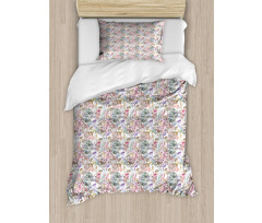 Spring Scroll Duvet Cover Set