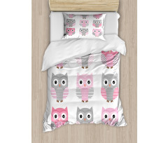 Owl Animals Duvet Cover Set