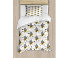 Geometric Arrangement Duvet Cover Set