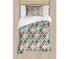 Bohemian Pastel Retro Duvet Cover Set