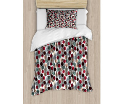 Vintage Polka Dot Design Duvet Cover Set