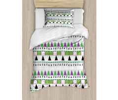 Tribal Triangle Design Duvet Cover Set