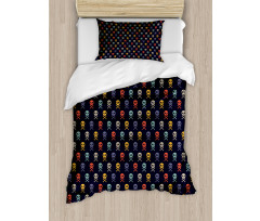 Skulls with Bones Duvet Cover Set