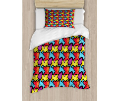 Graffiti Composition Duvet Cover Set