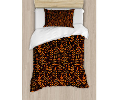 Autumn Season Leaves Duvet Cover Set