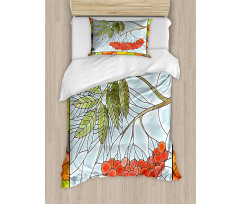 Rowan Branch Motif Duvet Cover Set