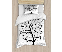 Autumn Season Tree Duvet Cover Set